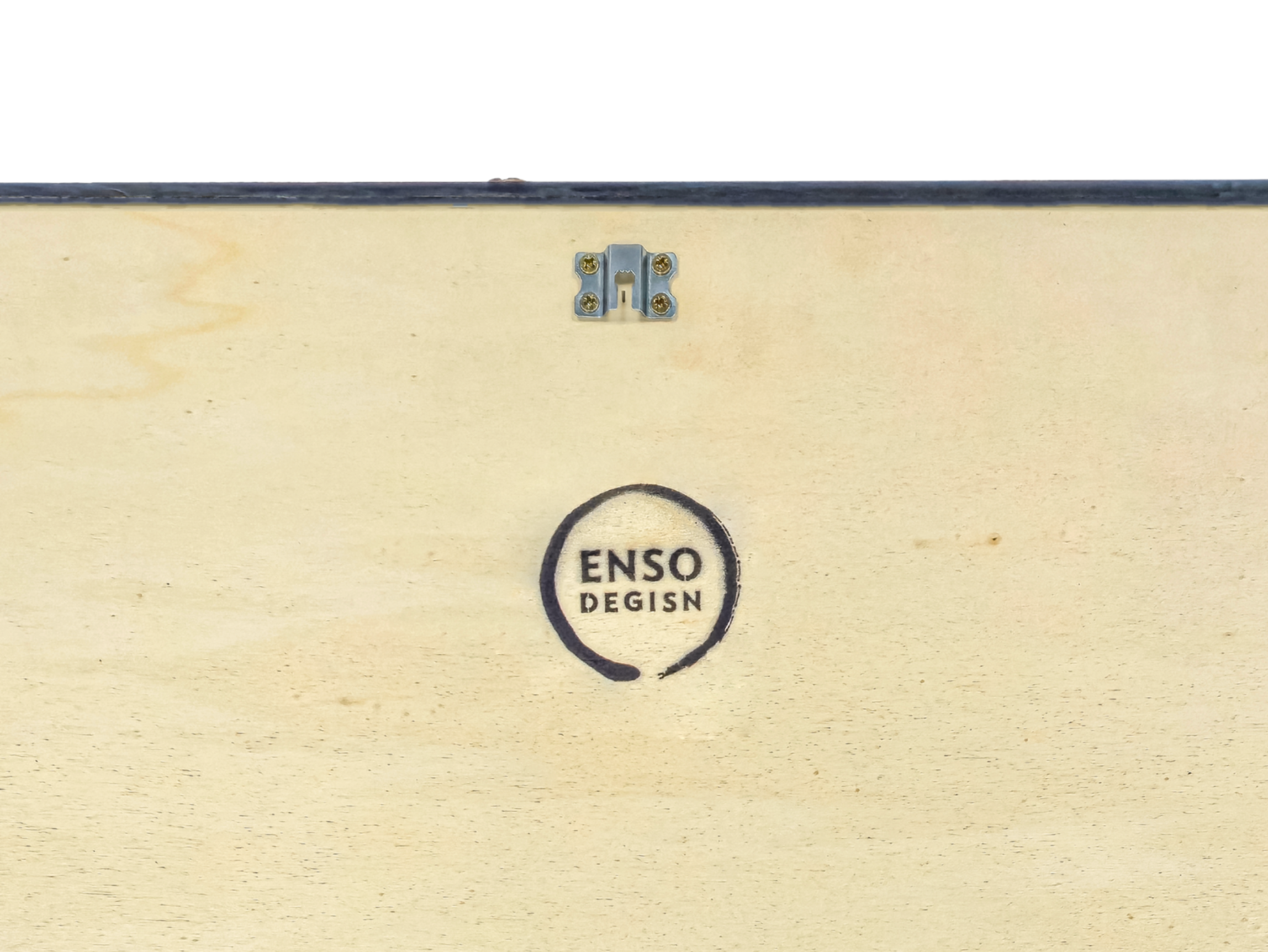 Lustro prostokątne EDGE 75x95 cm - krążki drewna